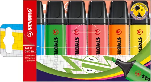 Vista 13 de STABILO Resaltador BOSS ORIGINAL - Pack de 4 - Verde