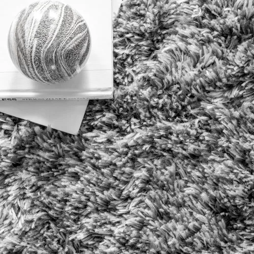 Vista 7 de nuLOOM Kristan Modern Shag - Alfombra decorativa, 3 x 5, color gris