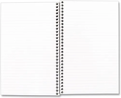 Vista 2 de Mead Cuaderno de 3 materias con rayas universitarias, 9.5" x 6