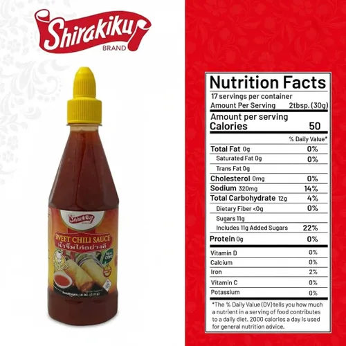 Vista 2 de Shirakiku Salsa de chile dulce – Chile tailandés de sabor dulce y picante sin OMG, salsa de botella exprimible con tapa giratoria, ideal