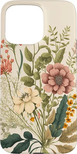 Vista 30 de Funda para iPhone 11 Pro Max con diseño floral botánico vintage