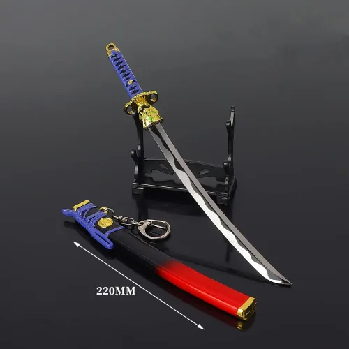 Vista 9 de Superbuybox Artes marciales cuchillo juego colección escritorio habitación decoración mochila colgante regalo (Onimaru Kunitsuna), Onimaru Kunitsuna