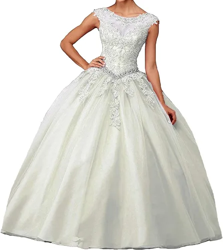 Vista 45 de QXMYOO Vestido de Gala de Quinceañera Sweet 16 Fiesta de Graduación Vestido de Princesa para Adolescentes Negro (Style1-Black)