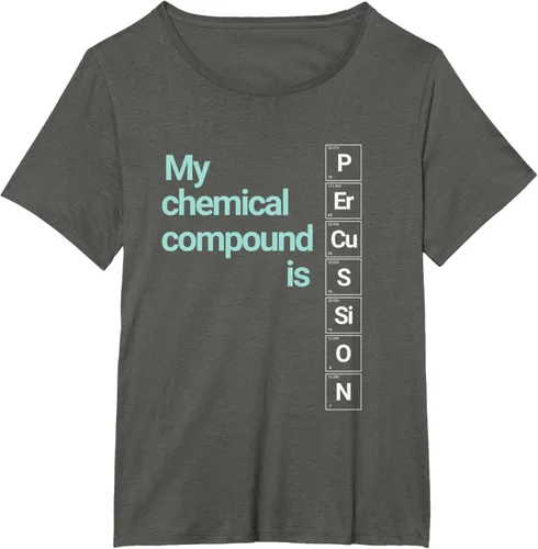 Vista 18 de Percussion Band Geek My Chemical Compound T-Shirt