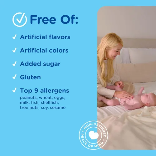 Vista 6 de Mommy's Bliss Kit de 4 piezas de artículos esenciales para recién nacidos y bebés - Con agua anisada, gotas para aliviar los gases, vitamina D 400IU