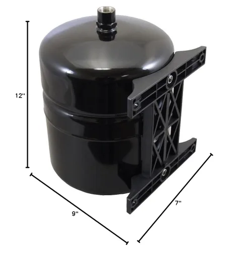 Vista 6 de Tanque de Expansión Acumulador de 2 Galones con Soporte de Montaje en Pared 1/2" Hembra NPT