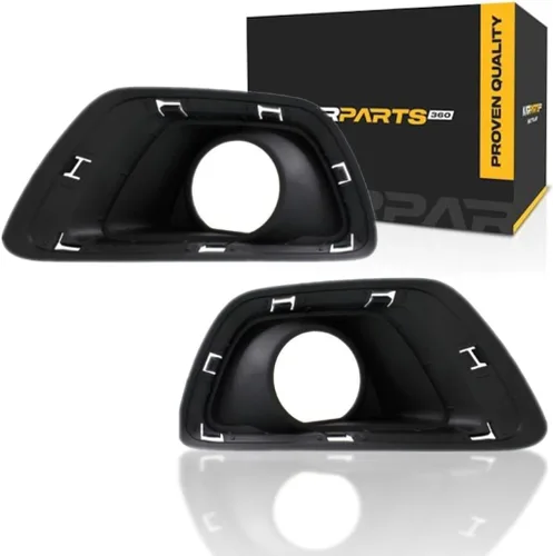 Vista 9 de KarParts360 Para Chevy Colorado 2015-2020 Moldura de Luz Antiniebla Lado del Conductor Delantero Negro Texturizado Repuesto para GM1038176