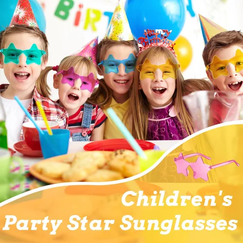 Vista 5 de RTBOFY 12Pcs Star Sunglasses for Women Candy Party Sunglass Bachelorette Sunglasses Star Party Favors Halloween Sunglasses