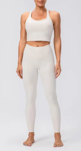 Vista 4 de Ukaste Leggings de yoga esenciales para mujer de 21 pulgadas, 23 pulgadas, 25 pulgadas, 28 pulgadas, cepillados, suaves, sin costura frontal
