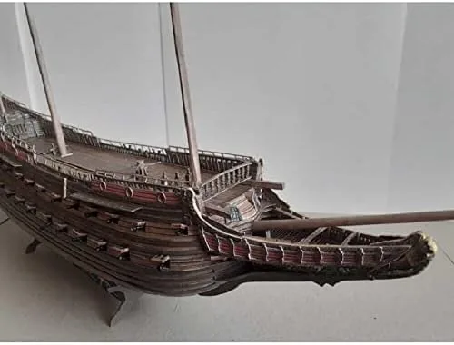Vista 3 de Orel 330-1/100 Kit de modelo de papel Battleship Wasa, Suecia, 1628, azul marino