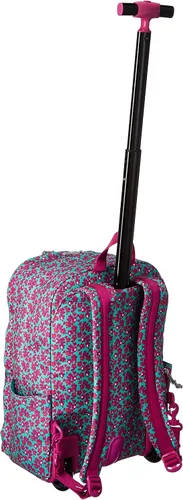 Vista 2 de Vera Bradley Mochila Lighten Up Rolling para mujer, color rosa, talla única, Ditsy Dot, talla única