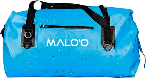 Vista 11 de Malo’o Bolsa de lona impermeable seca, Bolsa de equipo resistente de cubierta enrollable impermeable con correas para el hombro y bucles Molle