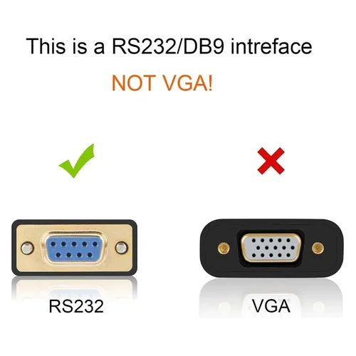 Vista 2 de Cord Creation USB to RS232 Adapter with PL2303 Chipset, 6.6ft 2.0 Male to Female DB9 Serial Converter Cord(3m FTDI Chipset)