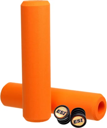 Vista 5 de ESI Grips Extra Chunky - Puños de MTB de silicona - Comodidad y control máximos para ciclistas de bicicleta de montaña y bicicleta eléctrica, Puños