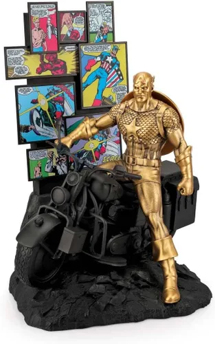 Vista 6 de Royal Selangor Figura de peltre del Capitán América de edición limitada Origins, estatua coleccionable de Marvel, regalo Plata