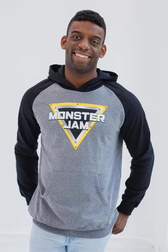 Vista 2 de Monster Jam Grave Digger Maximum Destruction - Sudadera con capucha para adultos