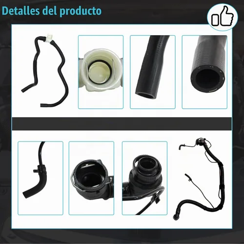 Vista 5 de AUCERAMIC Juego de refrigerante para radiador de motor 2011-2016 para Chevy