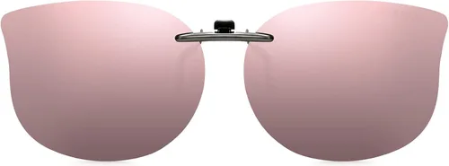 Vista 9 de CAXMAN Gafas de sol con clip de ojo de gato para mujer, polarizadas, ajuste