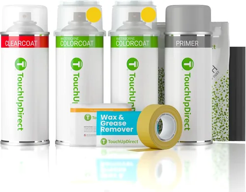 Vista 370 de TouchUpDirect RBG Azul Ártico Metálico Compatible con Pintura de Retoque Exact Match para Nissan, Kit Esencial en Aerosol