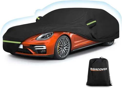Vista 20 de Funda impermeable para coche para BMW Serie 3 M3 M340i 340i 335i 330i 328i 320i 2007-2023 E90 F30 G20, 210D Oxford con forro de algodón