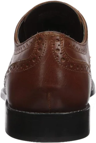 Vista 3 de Nunn Bush Nelson Wing Tip Oxford - Vestido casual con cordones para hombre