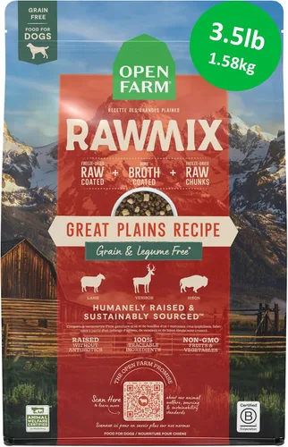 Vista 10 de Open Farm RawMix - Alimento seco para perros sin granos, croquetas de raza