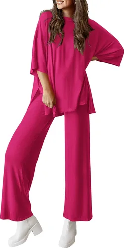 Vista 12 de PRETTYGARDEN Conjunto de dos piezas para mujer Negro
