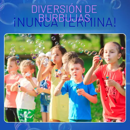 Vista 4 de Crayon Bubble Bottles (24-Pack) Party Favors for Kids & Birthday Parties Burbujas de crayón