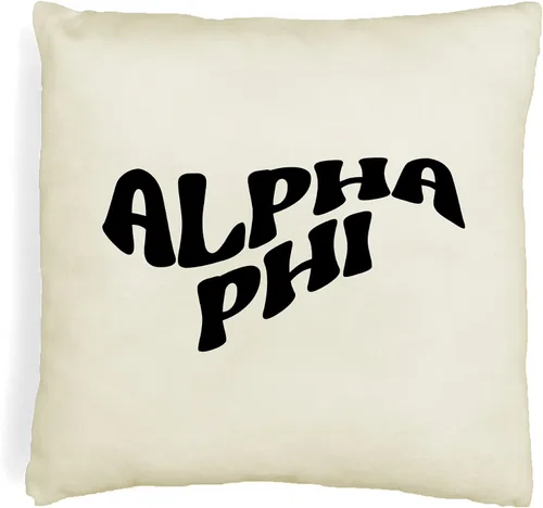 Vista 7 de sockprints Mod Alpha Chi Omega - Funda de almohada de 18 x 18 pulgadas, fundas de almohada de hermandad de mujeres - Almohada decorativa