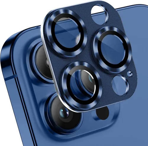 Vista 17 de Korecase Paquete de 2 protectores de lente de cámara para iPhone 14 Pro Max/Pro, verde alpino Vidrio templado de metal, dureza 9H antiarañazos