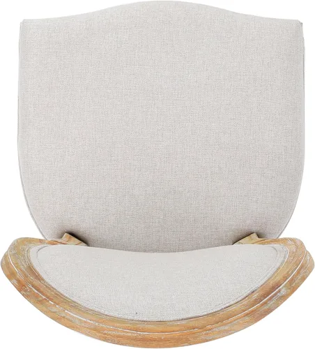 Vista 10 de Christopher Knight Home Phinnaeus Silla de comedor de tela beige de poliéster (juego de 2), juego de 2 piezas