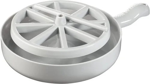 Vista 7 de Bacon Wizard - Cocina para microondas y tocino – Cocina hasta 1 libra de tiras a la vez – Crujiente y uniformemente cocinado en minutos – Bandeja