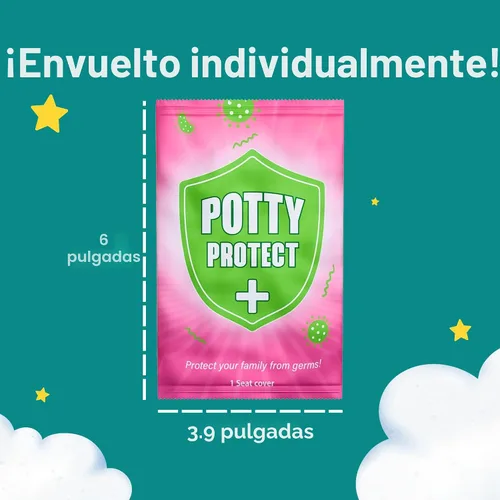 Vista 6 de Eli with Love - Juego de 20 fundas desechables extragrandes para asiento de inodoro (floral) para niños pequeños para una cobertura completa