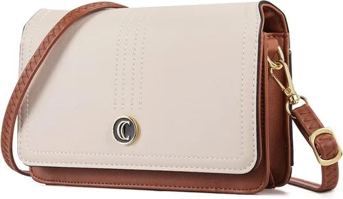 Vista 8 de CLUCI Carteras pequeñas para mujer, bolsos cruzados de moda, con solapa para teléfono celular