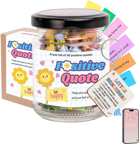Vista 12 de Tarro de Afirmaciones Bádasis, Regalo Inspirador, Afirmaciones Diarias para Mujeres, Regalos Bádasis, Tarjetas de Afirmación Divertidas, Regalos