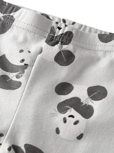 Vista 2 de little planet by carter's Conjunto de pijama de 2 piezas de algodón orgánico para bebés y niños pequeños, pandas, 2T, Pandas