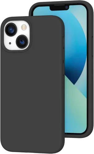 Vista 208 de Funda de silicona líquida compatible con iPhone 12 Pro Max 6.7 pulgadas, funda de gel de protección completa con forro de microfibra, funda