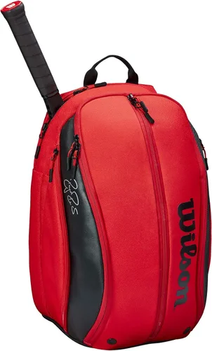 Vista 13 de Bolsa para raqueta de tenis Wilson RF DNA - Roja y negra