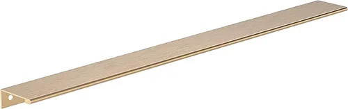 Vista 48 de Richelieu Hardware BP98982510 Lincoln Collection 1 pulgada (25 mm) de centro a centro Manija de tirador de borde de gabinete y cajón de aluminio
