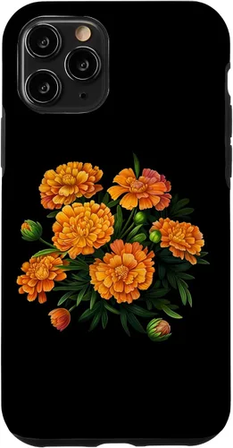 Vista 29 de Vintage Marigold Inspired Flower Case for iPhone 16