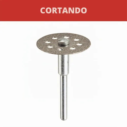 Vista 2 de Dremel 545 – Rueda Diamantada