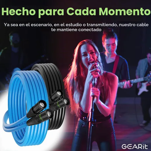 Vista 7 de GEARit Cable Ethercon CAT6 blindado (3 pies) de audio profesional e iluminación RJ45 EtherCON Cable compatible con EtherCON para estudio, escenario