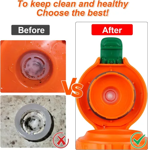 Vista 2 de Dispensing Valves Compatible with Gatorade Water Bottle - Replacement Accessories for Gatorade Gx Water Bottle Gatorade 32oz Bottle