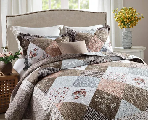 Vista 2 de Travan Juegos de Edredón de 2 Piezas Twin con Sham, Ropa de Cama de Gran Tamaño, Colcha Reversible, Juego de Cubrecama Suave, Tamaño Twin