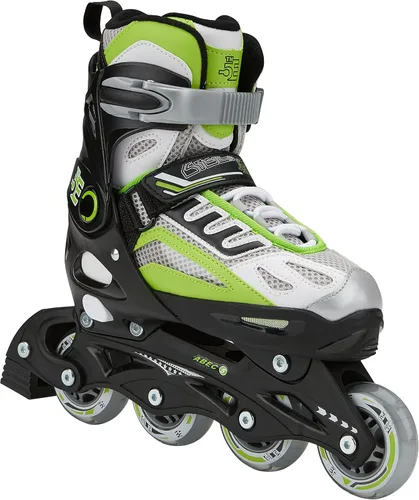 Vista 2 de 5th Element Patines en línea ajustables para niños y niñas con soporte para el tobillo, incluye bolsa de patinaje