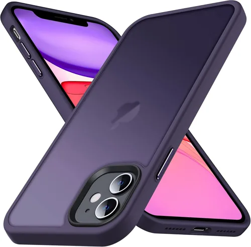 Vista 29 de Anqrp Funda diseñada para iPhone 11 azul [compatible con carga inalámbrica], [tacto sedoso] Funda delgada de silicona suave antiarañazos para iPhone