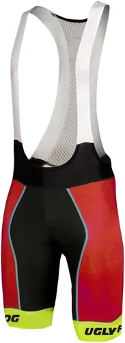 Vista 19 de UGLY FROG Designs - Pantalones cortos de ciclismo con pantalones cortos con peto, pantalones cortos de ciclismo Pro/BIP, acolchado 3D Coolmax