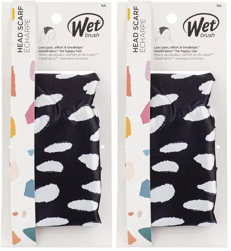 Vista 7 de Wet Brush Pañuelo para la cabeza -Negro
