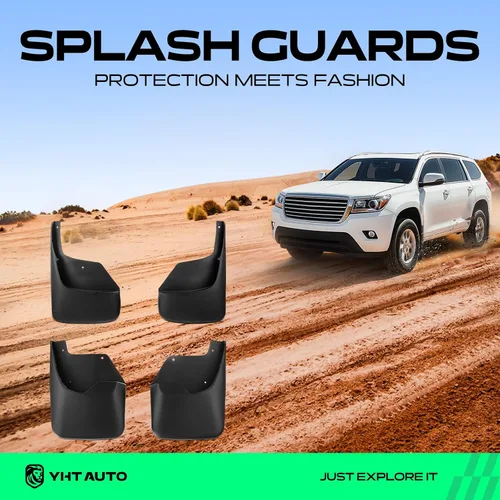 Vista 2 de YHTAUTO Guardabarros de repuesto para Chevrolet Trailblazer 2002-2009 Sport Utility, guardabarros accesorios para coches protector de rueda con kit