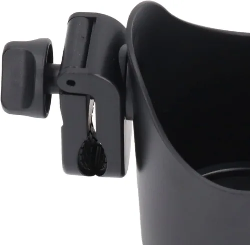 Vista 4 de Portavasos universal para cochecito de bebé, 2 en 1, con soporte para teléfono celular para exteriores